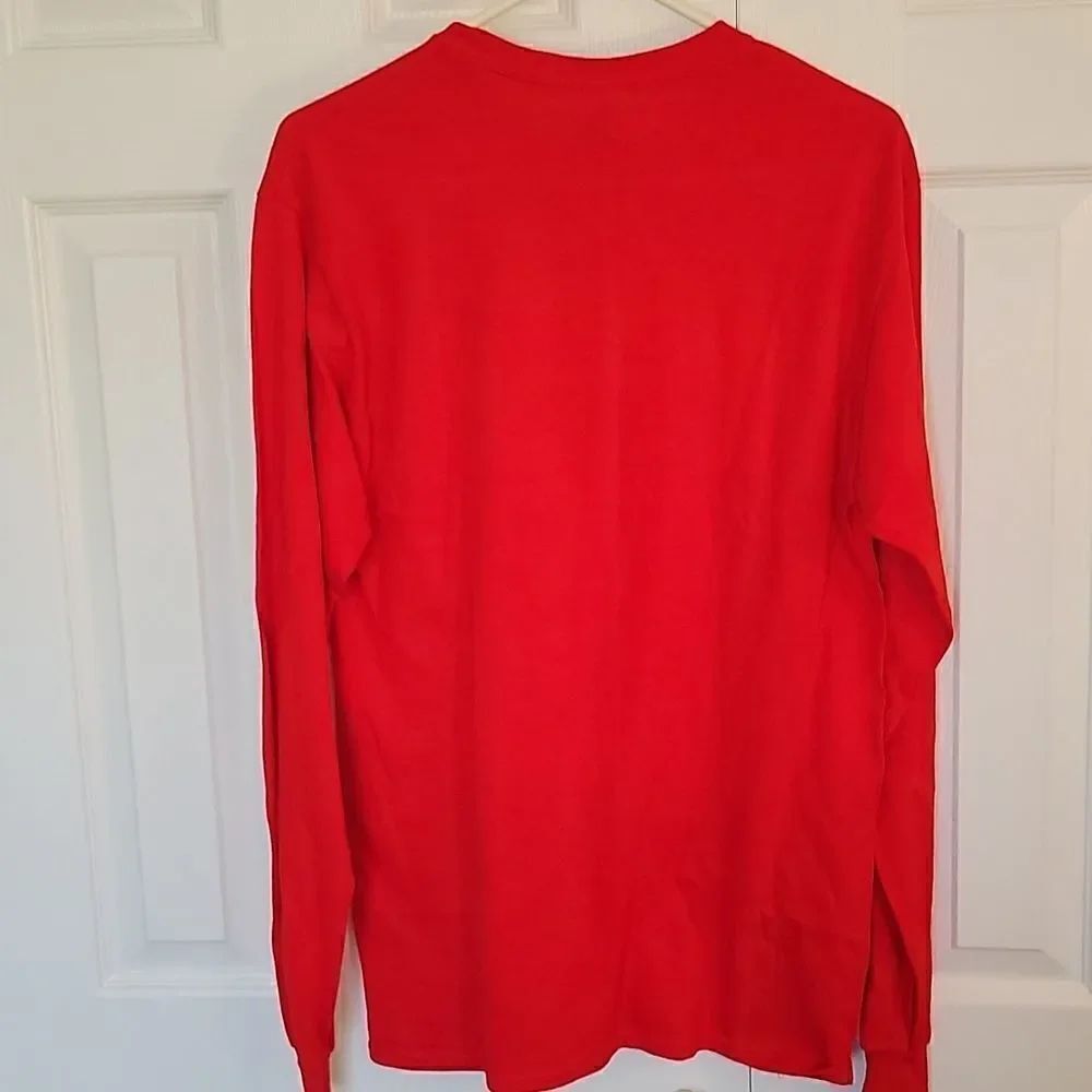 Christmas schnauzer long sleeve shirt size M - Picture 4 of 4